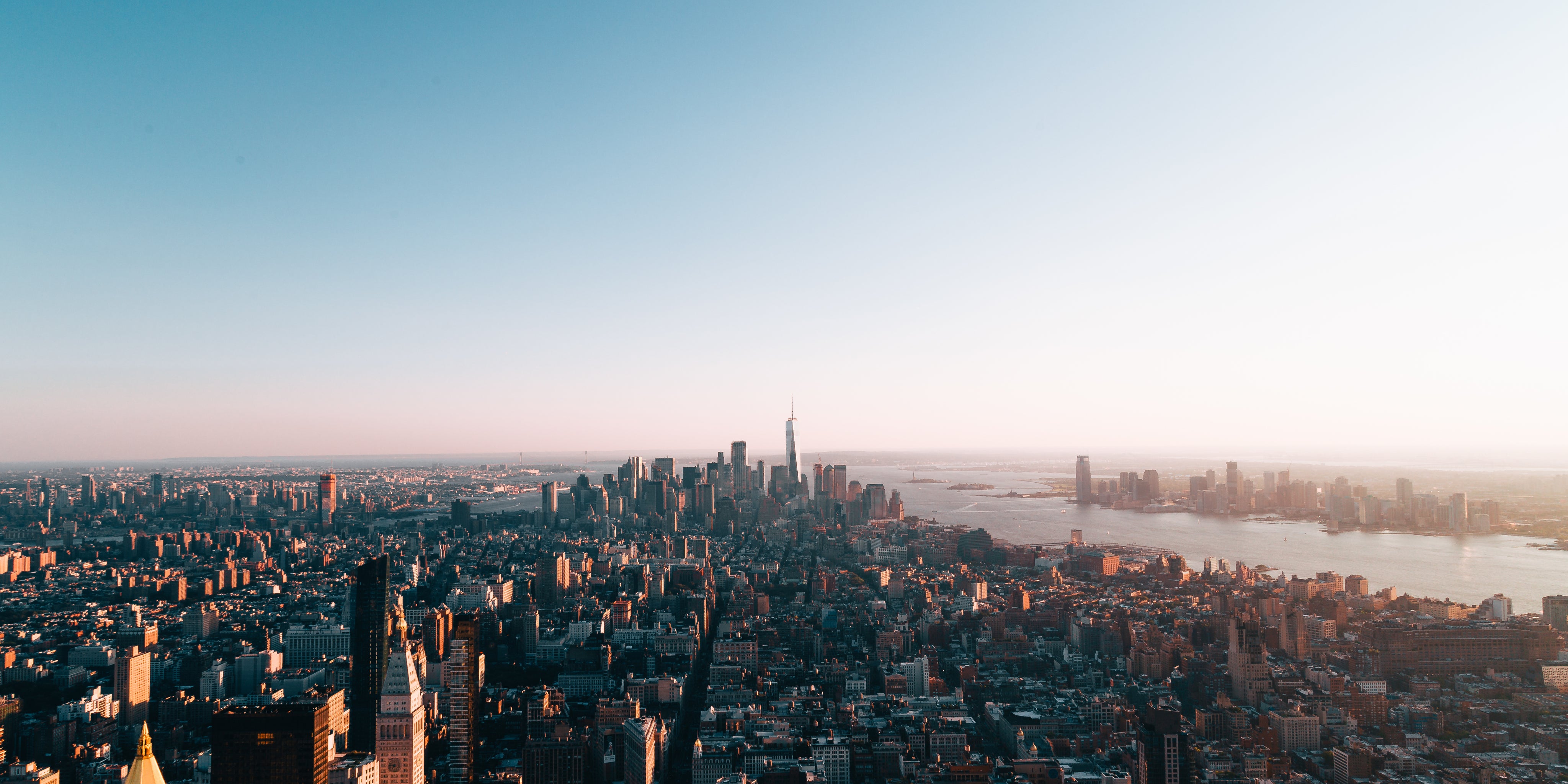Long view of new york city