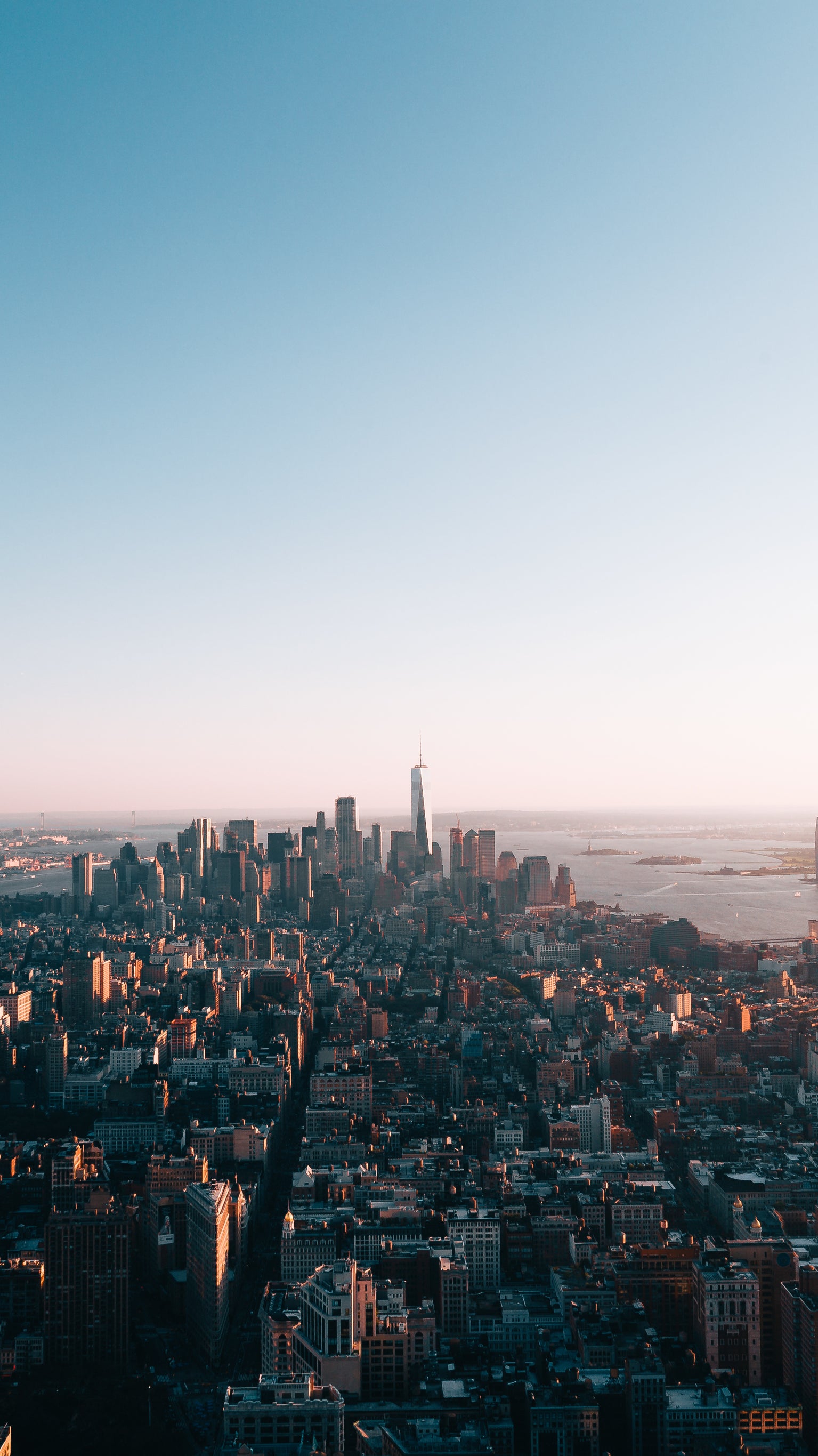 Long view of new york city