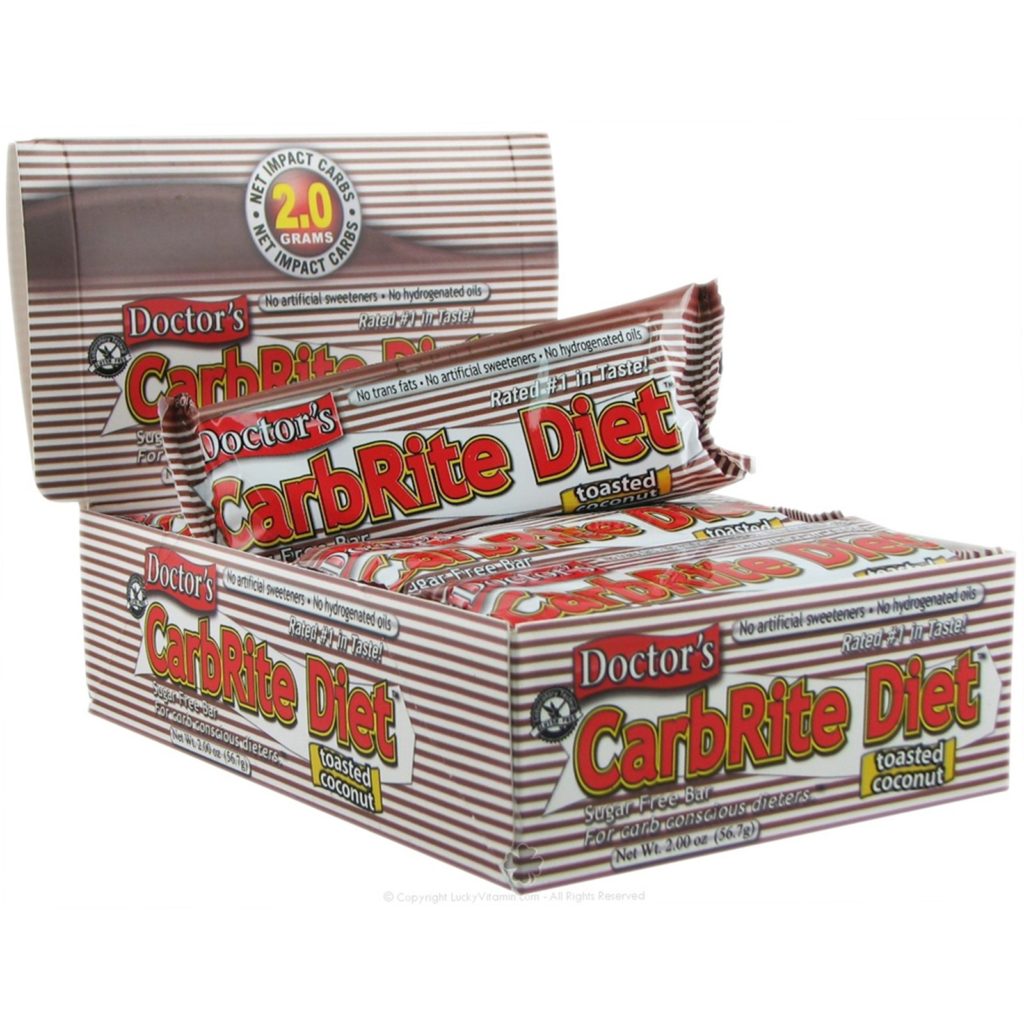 Doctor's CarbRite Diet Bar - Toasted Coconut - Nutrition Rite